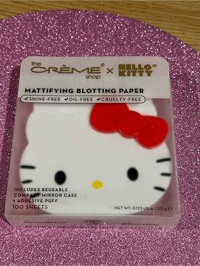 Hello Kitty White & Red Mattifying Blotting Paper Compact
